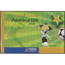 Argentina 2601/04 2006 Copa del Mundo de Fútbol 2006 en Alemania carnet MNH Argentina 2601/04 2006 Copa del Mundo de Fútbol 2006 en Alemania carnet MNH