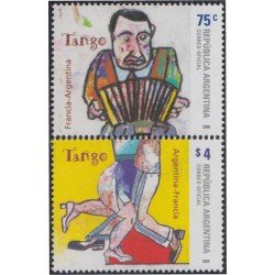 Argentina 2614/15 2006 Música y danza El Tango MNH Argentina 2614/15 2006 Música y danza El Tango MNH