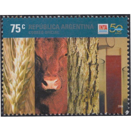 Argentina 2639 2006 50 Años del Instituto de tecnología agrícola MNH Argentina 2639 2006 50 Años del Instituto de tecnología agrícola MNH