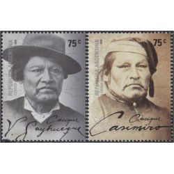 Argentina 2644/45 2006 Personalidad Caciques argentinos MNH Argentina 2644/45 2006 Personalidad Caciques argentinos MNH