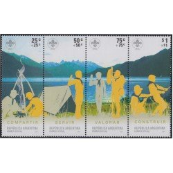 Argentina 2678/81 2007 100 del Scoutismo MNH Argentina 2678/81 2007 100 del Scoutismo MNH