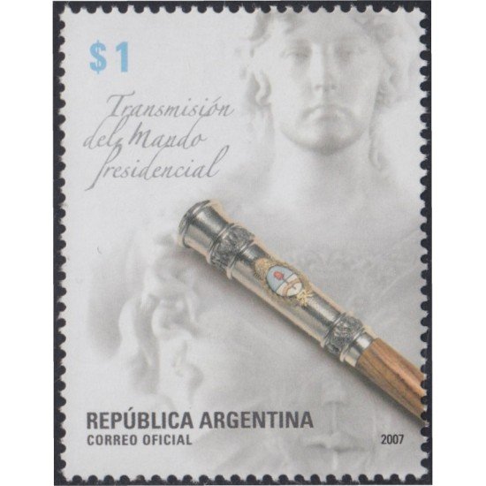 Argentina 2712 2007 Transmisión del mando Presidencial MNH Argentina 2712 2007 Transmisión del mando Presidencial MNH