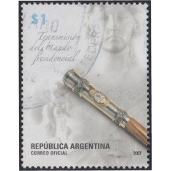 Argentina 2712 2007 Transmisión del mando Presidencial usado Argentina 2712 2007 Transmisión del mando Presidencial usado