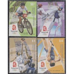 Argentina 2713/16 2007 Juegos Olímpicos de Verano en Pekín MNH Argentina 2713/16 2007 Juegos Olímpicos de Verano en Pekín MNH