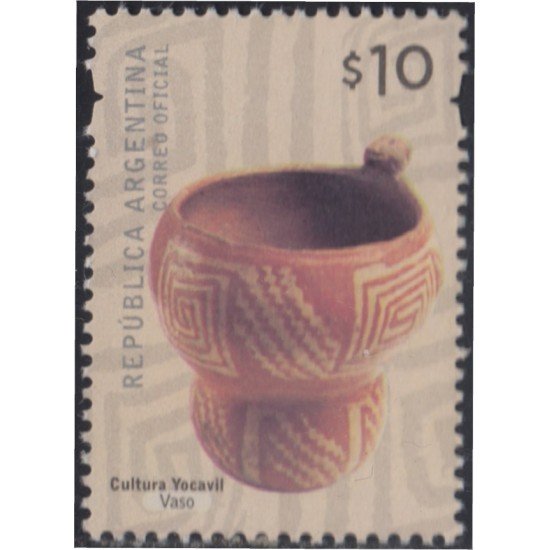 Argentina 2732a 2008 Vaso de la cultura Yocavil MNH Argentina 2732a 2008 Vaso de la cultura Yocavil MNH