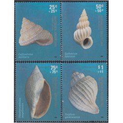 Argentina 2753/56 2008 Fauna Marina Crustáceos MNH Argentina 2753/56 2008 Fauna Marina Crustáceos MNH