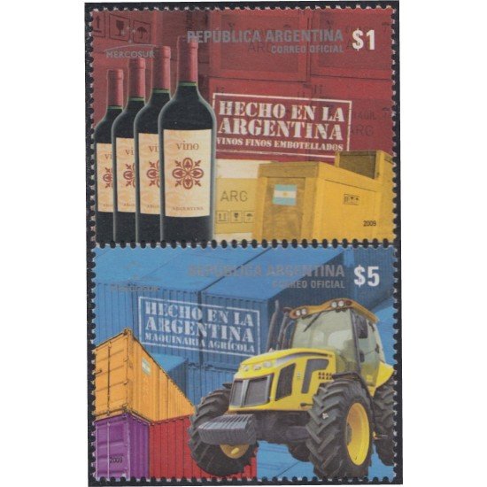 Argentina 2784/85 2009 Argentina Exporta sus productos MNH