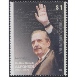 Argentina 2786 2009 D. Raúl Ricardo Alfonsín MNH Argentina 2786 2009 D. Raúl Ricardo Alfonsín MNH