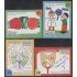 Argentina 2815/18 2009 Concurso de dibujos infantiles MNH