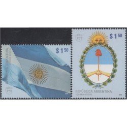 Argentina 2835/36 2010 América UPAEP Símbolos Nacionales MNH Argentina 2835/36 2010 América UPAEP Símbolos Nacionales MNH