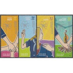 Argentina 2869/72 2010 Scoutismo Centenario de guías MNH Argentina 2869/72 2010 Scoutismo Centenario de guías MNH
