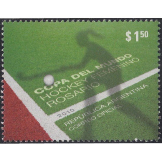 Argentina 2875 2010 Copa del mundo de hockey femenino MNH Argentina 2875 2010 Copa del mundo de hockey femenino MNH