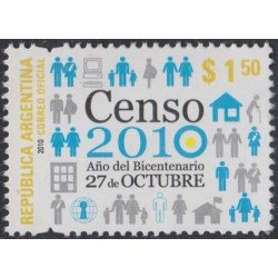 Argentina 2876 2010 Censo poblacional MNH Argentina 2876 2010 Censo poblacional MNH