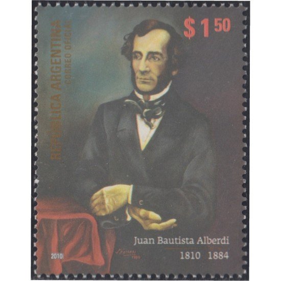 Argentina 2877 2010 Juan Bautista Alberdi MNH Argentina 2877 2010 Juan Bautista Alberdi MNH