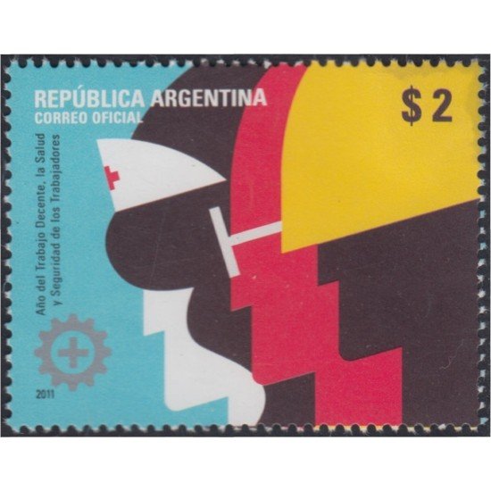 Argentina 2905 2011 Año del trabajo y la seguridad del trabajador MNH Argentina 2905 2011 Año del trabajo y la seguridad del trabajador MNH