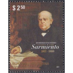 Argentina 2907 2011 Personalidad Bicentenario del nacimiento de Domingo Faustino Sarmiento MNH Argentina 2907 2011 Personalidad Bicentenario del nacimiento de Domingo Faustino Sarmiento MNH