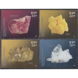 Argentina 2909/12 2011 Rocas y minerales MNH Argentina 2909/12 2011 Rocas y minerales MNH