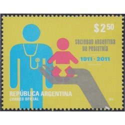 Argentina 2925 2011 Centenario de la sociedad argentina de pediatría MNH Argentina 2925 2011 Centenario de la sociedad argentina de pediatría MNH