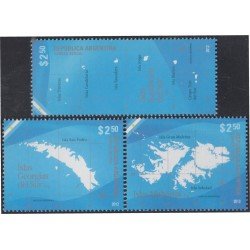 Argentina 2939/41 2012 Islas Falkland MNH Argentina 2939/41 2012 Islas Falkland MNH