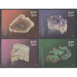 Argentina 2956/59 2012 Rocas y minerales MNH Argentina 2956/59 2012 Rocas y minerales MNH