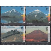 Argentina 3051/54 2014 Volcanes volcanoes MNH
