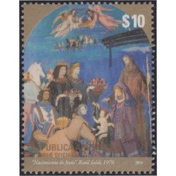 Argentina 3062 2014 Nacimiento de Jesus de Raúl Soldi MNH Argentina 3062 2014 Nacimiento de Jesus de Raúl Soldi MNH