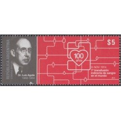 Argentina 3067 2014 Dr Luis Agote MNH Argentina 3067 2014 Dr Luis Agote MNH