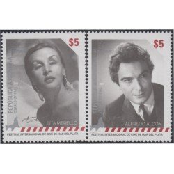 Argentina 3068/69 2014 Tita Merello Alfredo Alcón MNH Argentina 3068/69 2014 Tita Merello Alfredo Alcón MNH