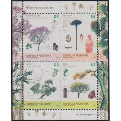 Argentina 3072/75 2015 Árboles trees MNH Argentina 3072/75 2015 Árboles trees MNH