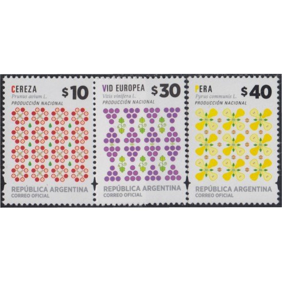 Argentina 3147/49 2016 Producción Nacional MNH