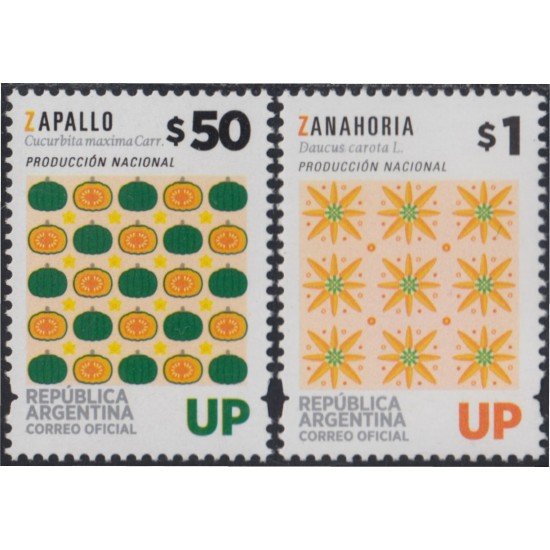 Argentina 3150/51 2016 Producción Nacional MNH Argentina 3150/51 2016 Producción Nacional MNH