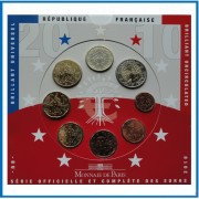 Francia France 2010 Cartera Oficial Monedas € euros Set Coin