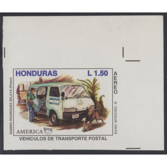Upaep 1994 Honduras 856A sin dentar variedad variety Upaep 1994 Honduras 856A sin dentar variedad variety