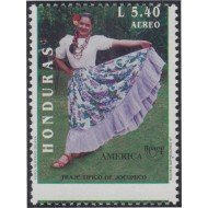 Upaep 1996 Honduras 874 Variedad dentado