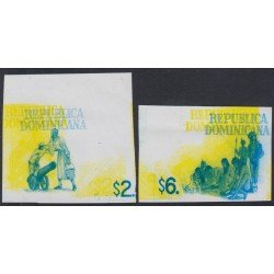 Upaep 1998 1321/22 Dominicana Prueba de color proof Saltitopa Anacacona Upaep 1998 1321/22 Dominicana Prueba de color proof Saltitopa Anacacona