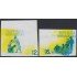 Upaep 1998 1321/22 Dominicana Prueba de color proof Saltitopa Anacacona