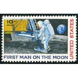 AST/S Estados Unidos USA Nº A 73 Llegada a la luna , lujo AST/S Estados Unidos USA Nº A 73 Llegada a la luna , lujo