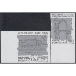 Upaep 2001 Dominicana 1469/70 Sin dentar imperforated Patrimonio Unesco Upaep 2001 Dominicana 1469/70 Sin dentar imperforated Patrimonio Unesco