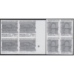 Upaep 2001 Dominicana 1469/70 Bl.4 Sin dentar imperforated Patrimonio Unesco Upaep 2001 Dominicana 1469/70 Bl.4 Sin dentar imperforated Patrimonio Unesco