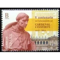 España Spain 5116 2017 Fallecimiento Cardenal Cisneros Tarifa B