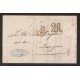 Francia Carta de Bayona a Zaragoza 1853 Francia Carta de Bayona a Zaragoza 1853