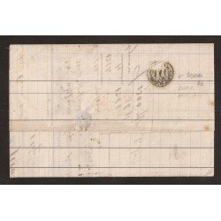Francia Carta de Bayona a Zaragoza 1853 Francia Carta de Bayona a Zaragoza 1853