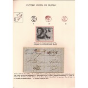 Francia  Carta de Paris a Huesca 1854 