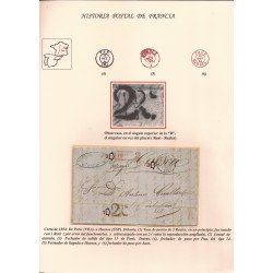 Francia Carta de Paris a Huesca 1854 Francia Carta de Paris a Huesca 1854