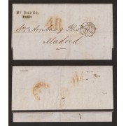 Francia Carta de Paris a Madrid 1853