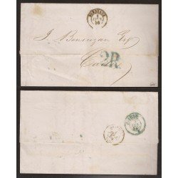 Francia Carta de Burdeos a Cádiz 1856 Francia Carta de Burdeos a Cádiz 1856