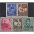 Argentina A- 34/38 1950 Exposición Internacional de Buenos Aires MH