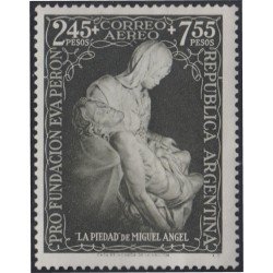 Argentina A- 41 1951 Sobretasa a favor de la Obras de Eva Perón MH Argentina A- 41 1951 Sobretasa a favor de la Obras de Eva Perón MH