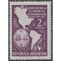 Argentina A- 46 1957 I Conferencia económica internacional MH Argentina A- 46 1957 I Conferencia económica internacional MH
