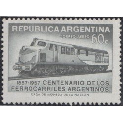Argentina A- 47 1957 100° de los Ferrocarriles Argentinos MH Argentina A- 47 1957 100° de los Ferrocarriles Argentinos MH